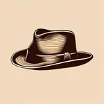 brown fedora hat image